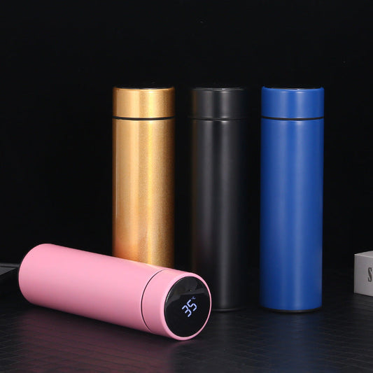 500ML Smart Water Bottle Stainless Steel Vacuum Flasks Intelligent Temperature Display Coffee Mug Cup - Mamofa Global Store