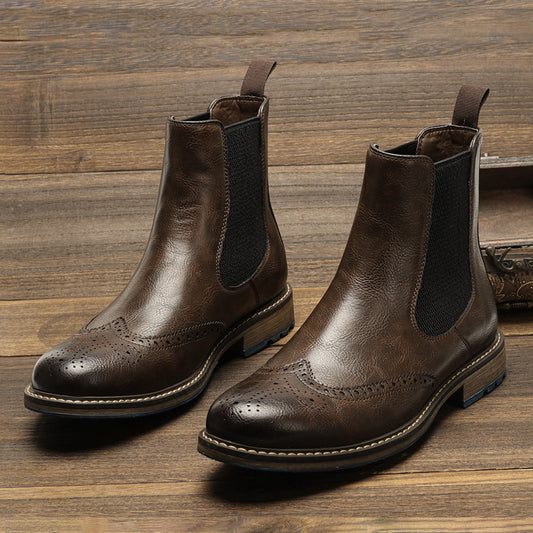 Men's Fashion Vintage Do-over Chelsea Boots Mamofa Global Store