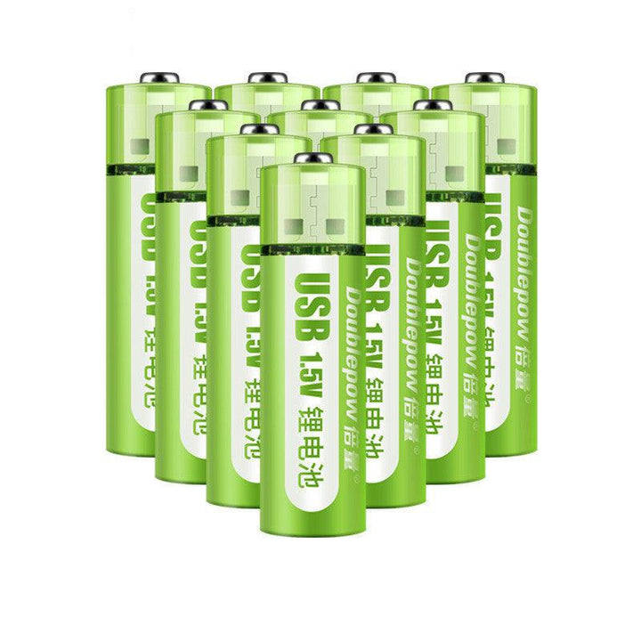 USB Rechargeable Battery No. 5, No. 7 Lithium Battery, Large Capacity 1.5v Constant Voltage AA - Mamofa Global Store