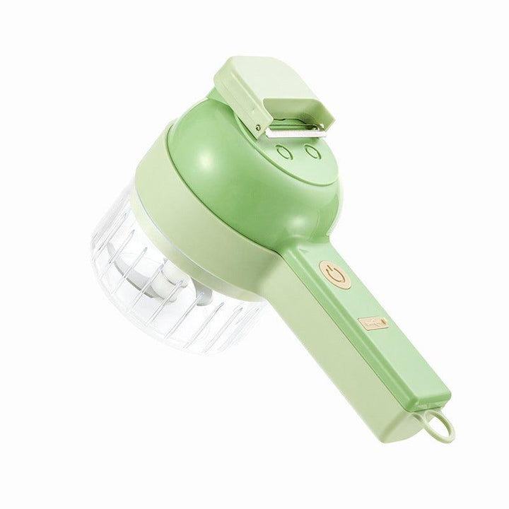 Multifunctional Electric Vegetable Slicer Kitchen Fruit Salad Cutter Carrot Potato Chopper Cutting Machine Stainless Steel Blade - Mamofa Global Store