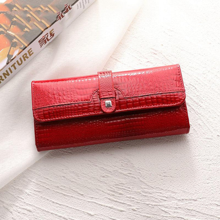 Women's Summer New Bright Leather Wallet - Mamofa Global Store