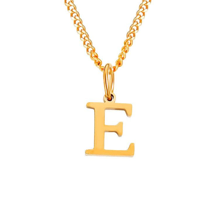 26 Letters All-Match 14K Stainless Steel Necklace - Mamofa Global Store