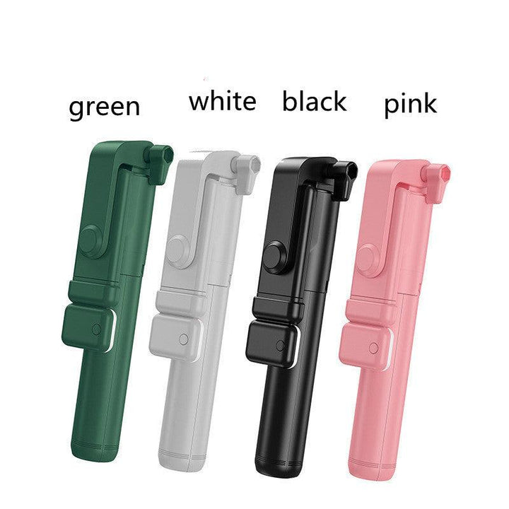 Compatible with Apple, Bluetooth Fill Light Selfie Stick Outdoor Live Broadcast Integrated Tripod Phone Holder - Mamofa Global Store