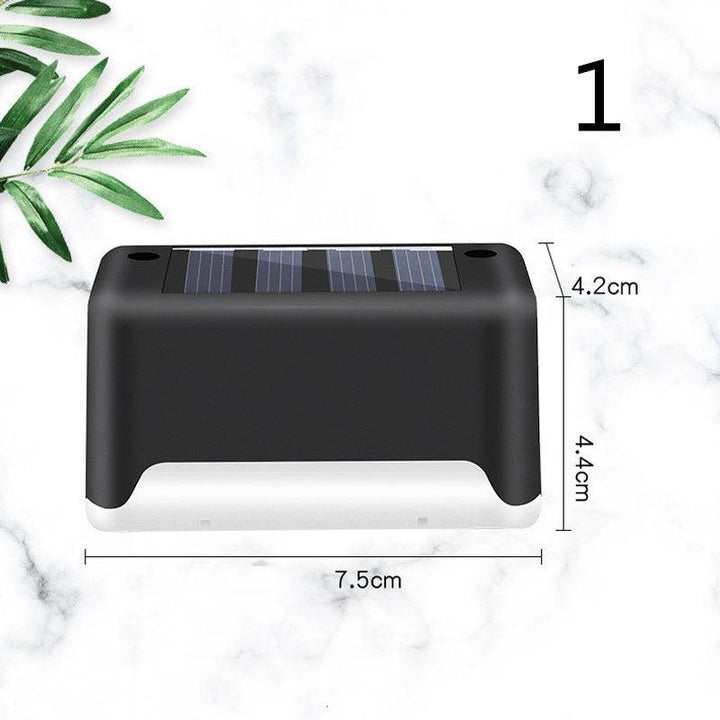 New Upgrade Waterproof LED Solar Fence Lamp Solar Deck Lights Solar Step Light Outdoor For Patio Stairs Garden Pathway Step Yard - Mamofa Global Store