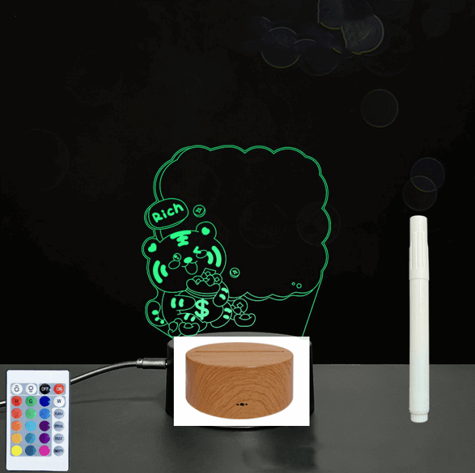 Acrylic Board Handwriting Message Board LED Light - Mamofa Global Store