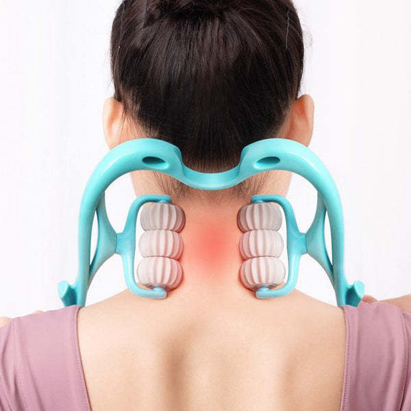 Multifunctional Manual Six-wheel Neck Massager - Mamofa Global Store