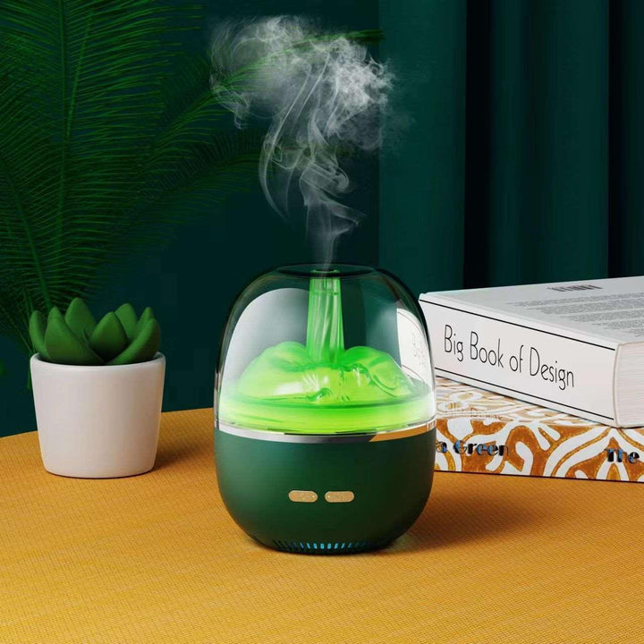 Air Humidifier Essential Oil Ultrasonic Aromatherapy Atomizer Colorful Light Heavy Fog Volume Office Home Accessories - Mamofa Global Store