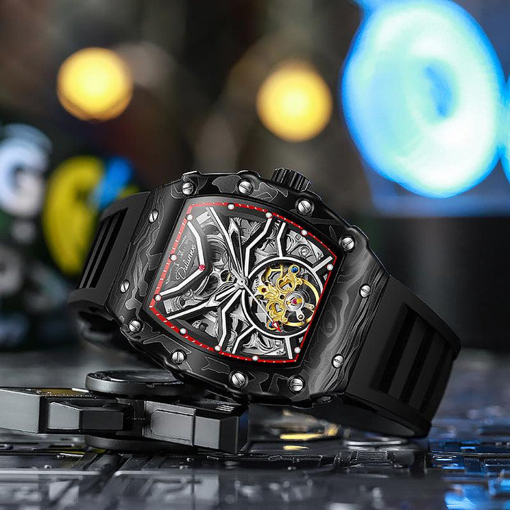 Hollow Mechanical Watch Men's Waterproof Luminous - Mamofa Global Store