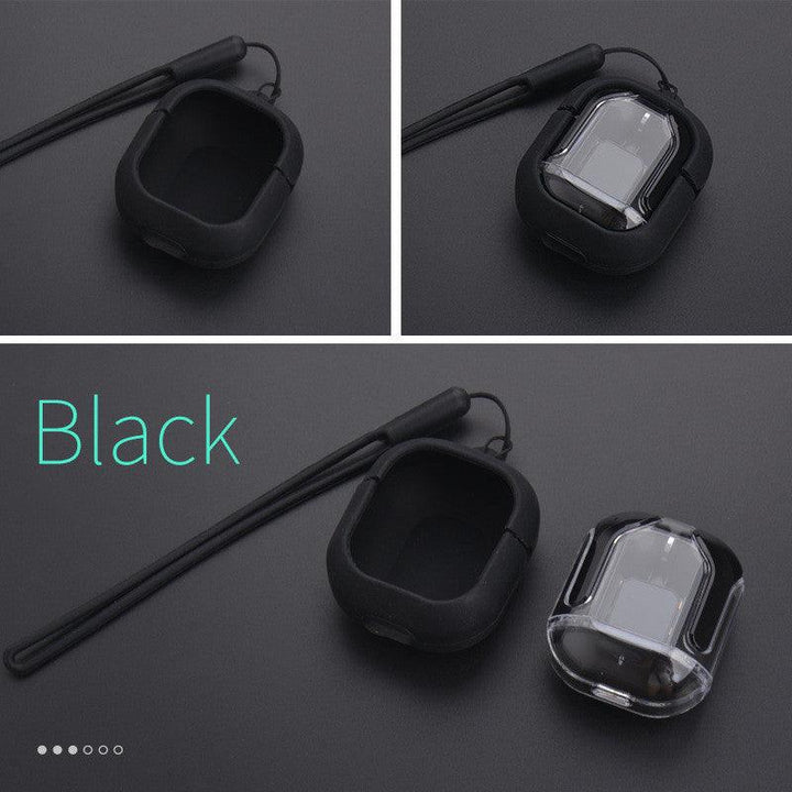 New Mini Transparent Wireless Bluetooth Headset Digital Display ENC Noise Reduction True Wireless Sports Music - Mamofa Global Store