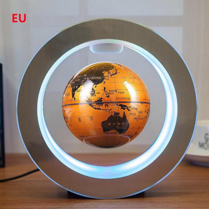 Round LED World Map Floating Globe Magnetic Levitation Light Anti Gravity Magic - Mamofa Global Store