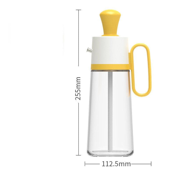 2 In 1 Oil Dispenser With Silicon Brush BBQ Oil Spray Glass Bottle Silicone For Barbecue Cooking Seasoning Bottle Kitchen Gadgets - Mamofa Global Store