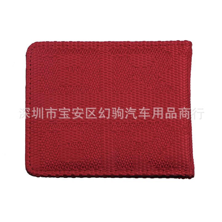 Car Modified Wallet Racing Modified Fabric Short Wallet - Mamofa Global Store