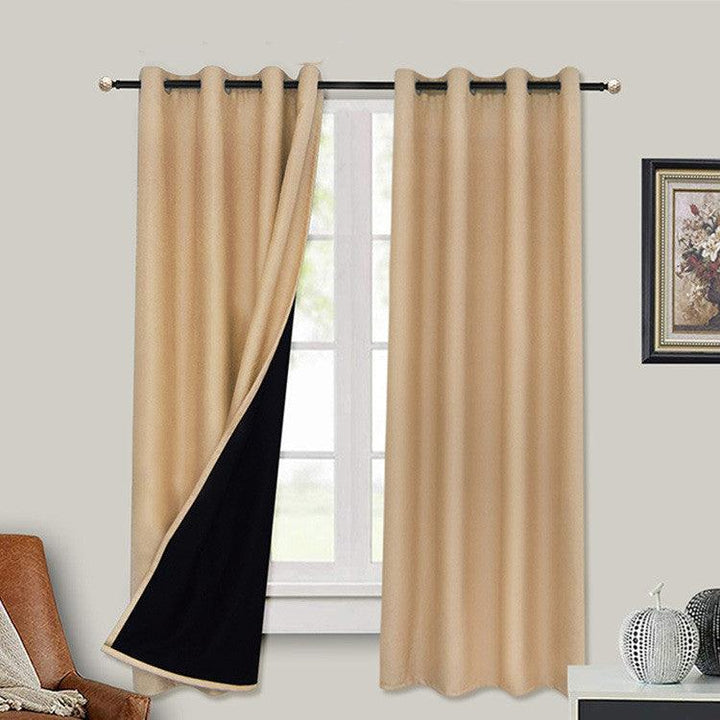 Full Blackout Hot Sale Curtain With Black Lining On The Back - Mamofa Global Store