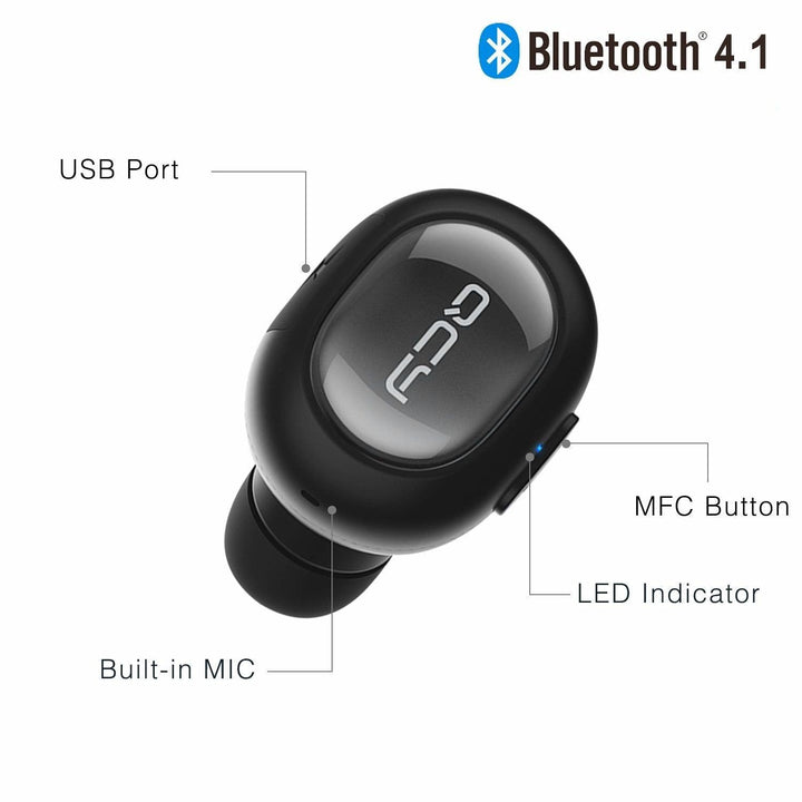 QCY Combination Sets Q26 Car Calls Earphone Bluetooth Headset And Portable - Mamofa Global Store