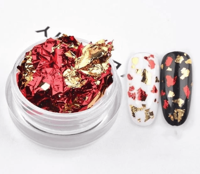 Nail tin foil fragment nail jewelry - Mamofa Global Store