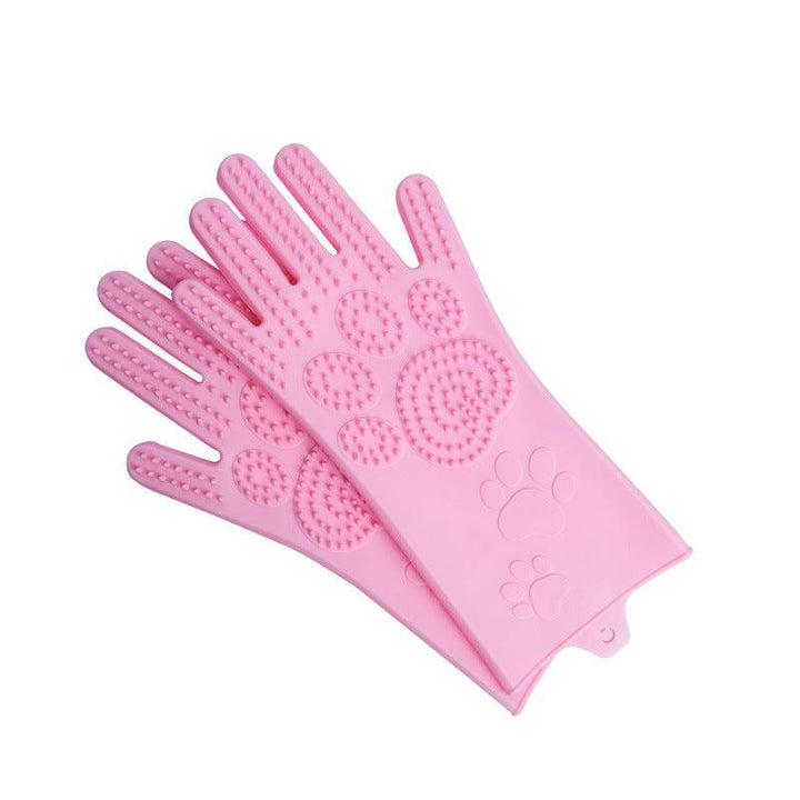 Silicone Heat-resistant Cleaning Brush Scrubbing Gloves - Mamofa Global Store