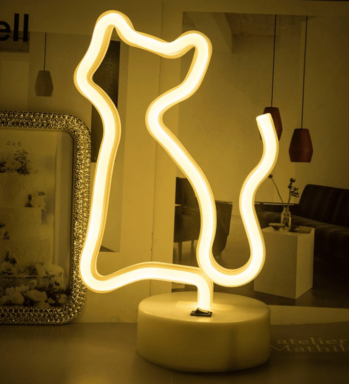 Decorative neon lights at night - Mamofa Global Store