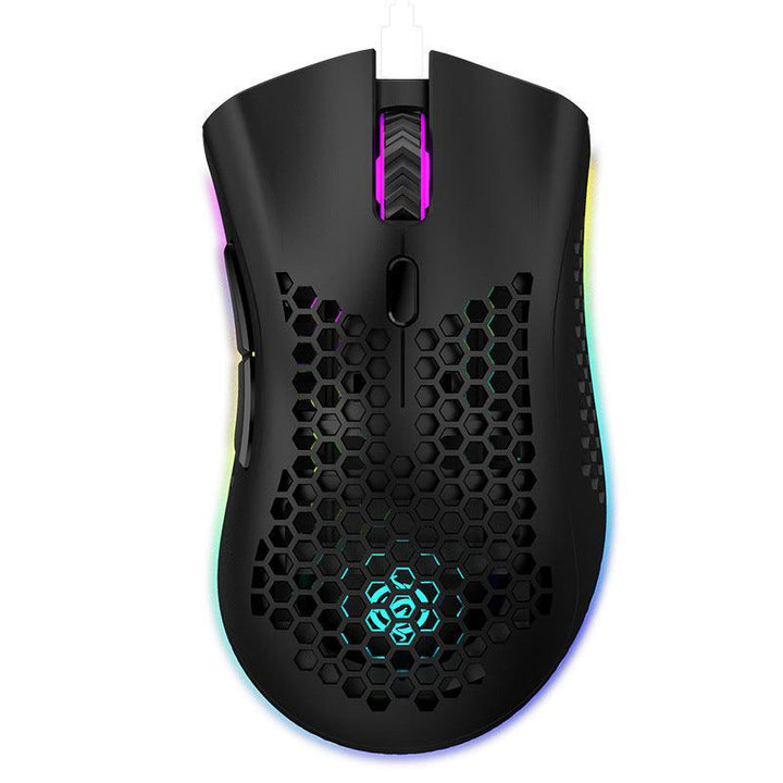 Wireless mouse game luminous RGB electric charging mouse - Mamofa Global Store