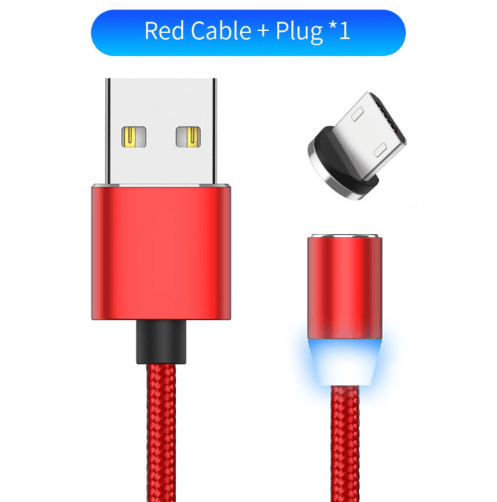 Compatible with Apple , YBD 1m magnetic LED charging cable - Mamofa Global Store