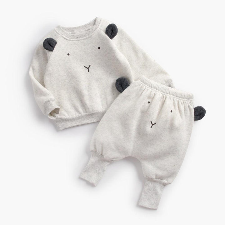 Baby Plus Velvet Sweater Suit - Mamofa Global Store