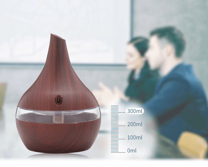 Wood grain tip humidifier air purifier - Mamofa Global Store