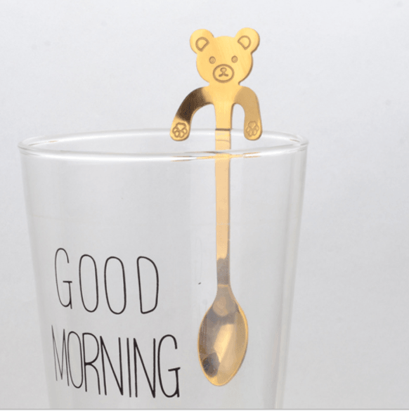 Coffee spoon, 304 creative stainless spoon, dessert spoon, cute cartoonhandle, hangingfeces coffee spoon - Mamofa Global Store