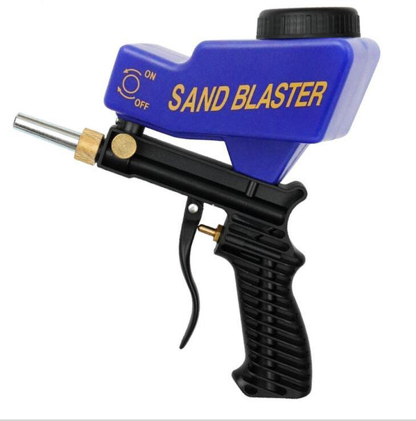 Portable gravity sandblasting gun pneumatic sandblasting set small rust sandblasting device sand blasting machine - Mamofa Global Store