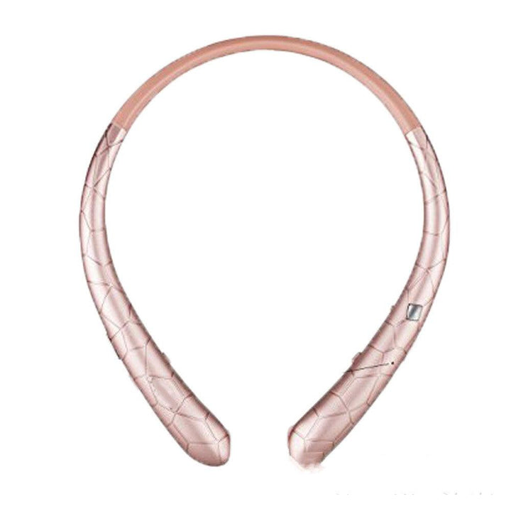 Sports Retractable Wire Handsfree Call Wireless Neckband Bluetooth Headphones Stereo Headset - Mamofa Global Store