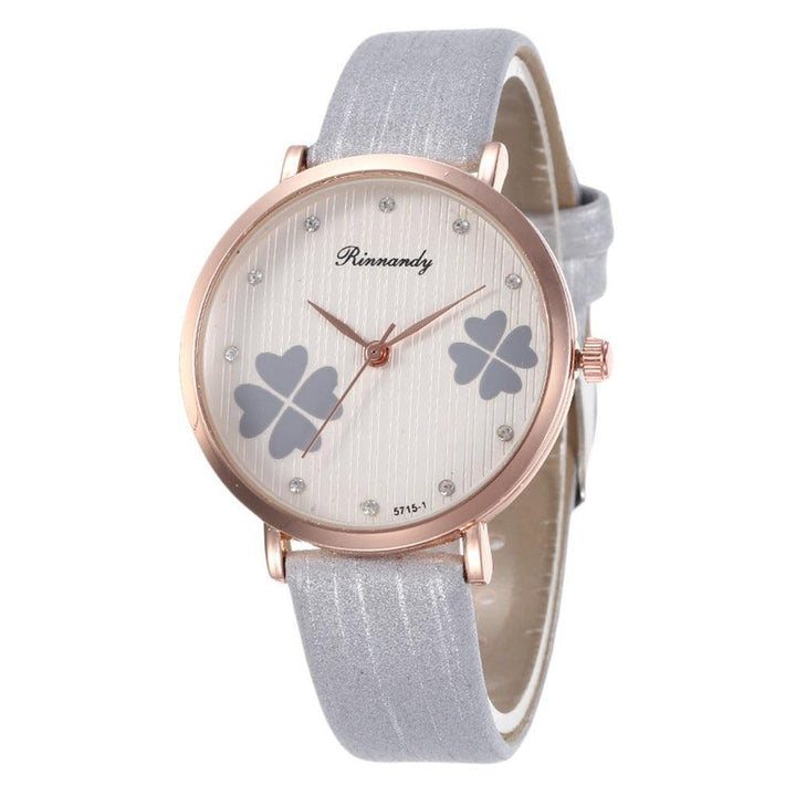 Women's Diamond Leather Belt Watch PU - Mamofa Global Store