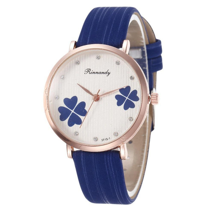 Women's Diamond Leather Belt Watch PU - Mamofa Global Store