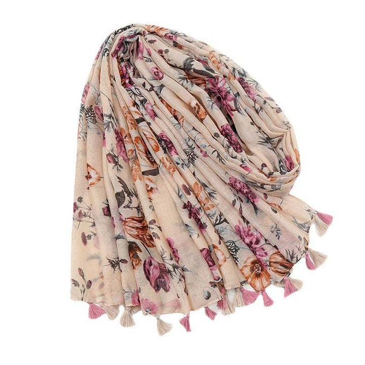 Women's Fashion Cotton And Linen Scarf - Mamofa Global Store