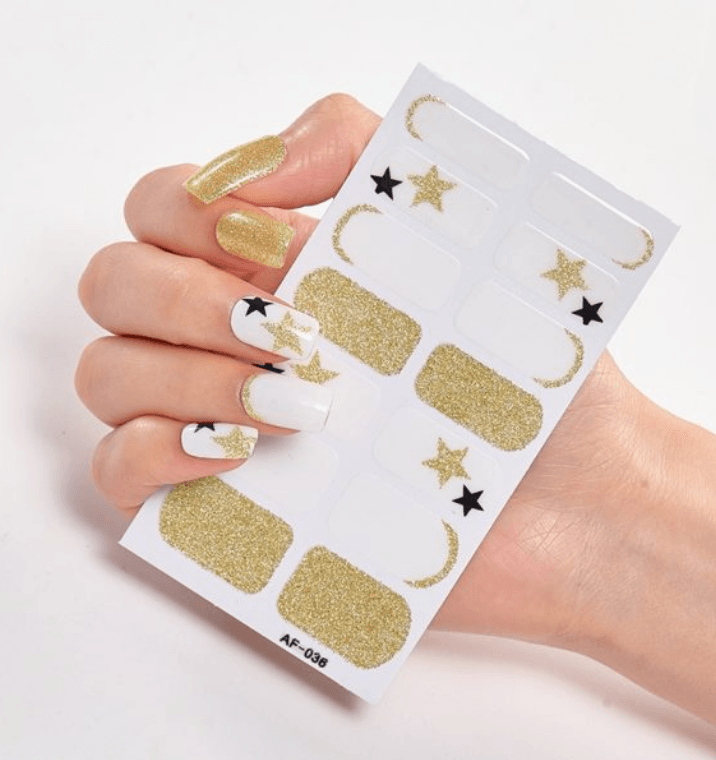 Nail Stickers, Nail Polish Glue, Full Nail Stickers - Mamofa Global Store