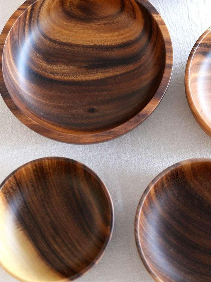 Acacia wooden bowl wooden tableware - Mamofa Global Store