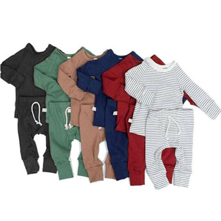 Rompers clothes cotton tracksuits set baby children clothing - Mamofa Global Store