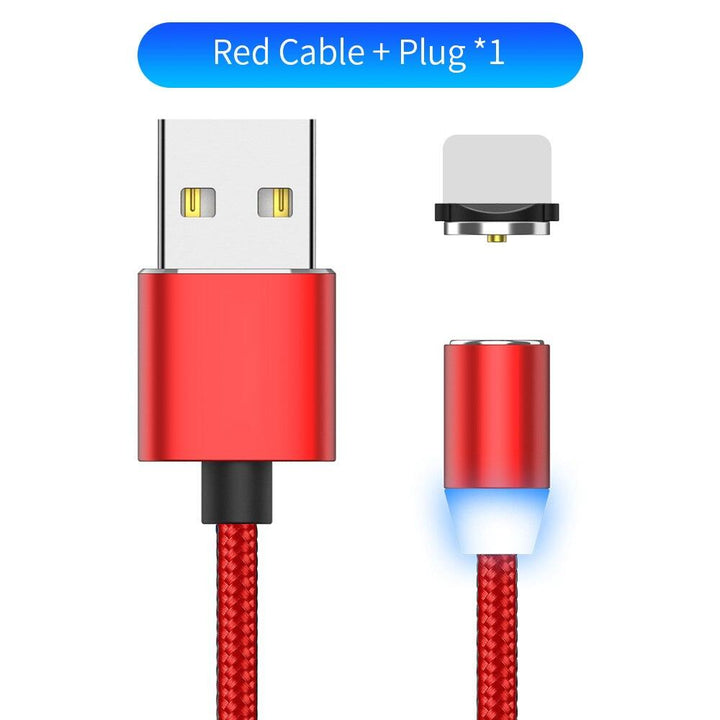 Compatible with Apple , YBD 1m magnetic LED charging cable - Mamofa Global Store