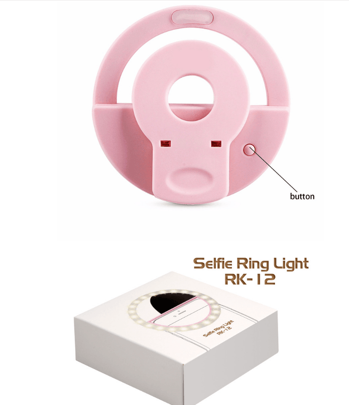 Mobile phone fill light USB charging model rk12 mobile phone self-timer beauty fill light - Mamofa Global Store