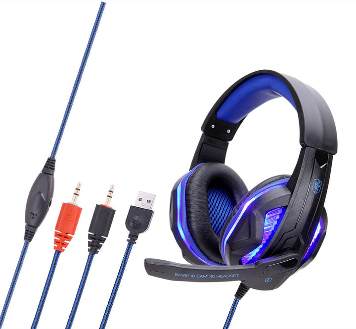 Glowing gaming headset gaming headset - Mamofa Global Store