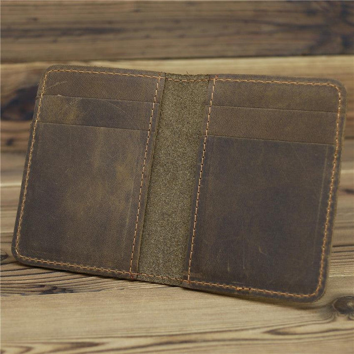 Men's First Layer Of Cowhide Card Case Pocket Simple - Mamofa Global Store