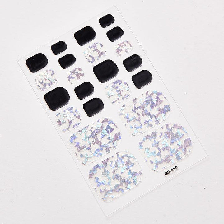 Nail stickers foot stickers 22 small stickers waterproof nail stickers foot nail stickers - Mamofa Global Store