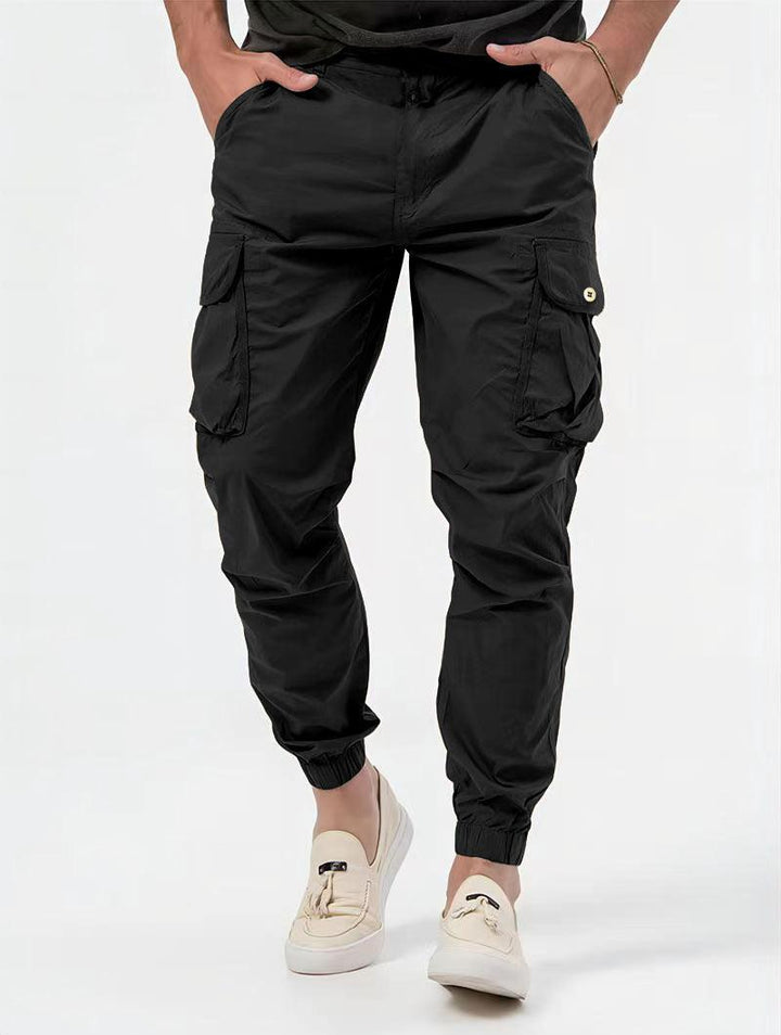 Men's Three-dimensional Bag Woven Cargo Pants Trousers - Mamofa Global Store