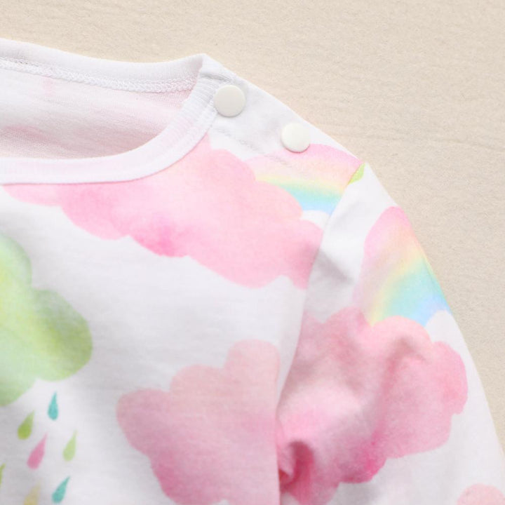 Colorful cloud baby one-piece clothes - Mamofa Global Store