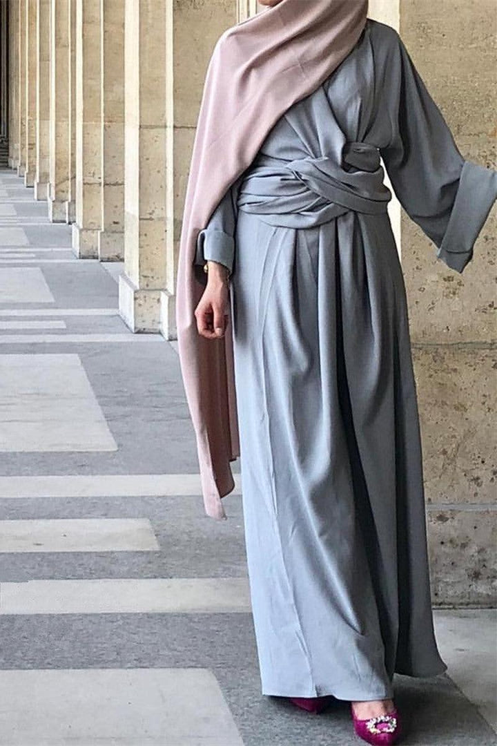 Fake two-piece tie robe in Dubai - Mamofa Global Store