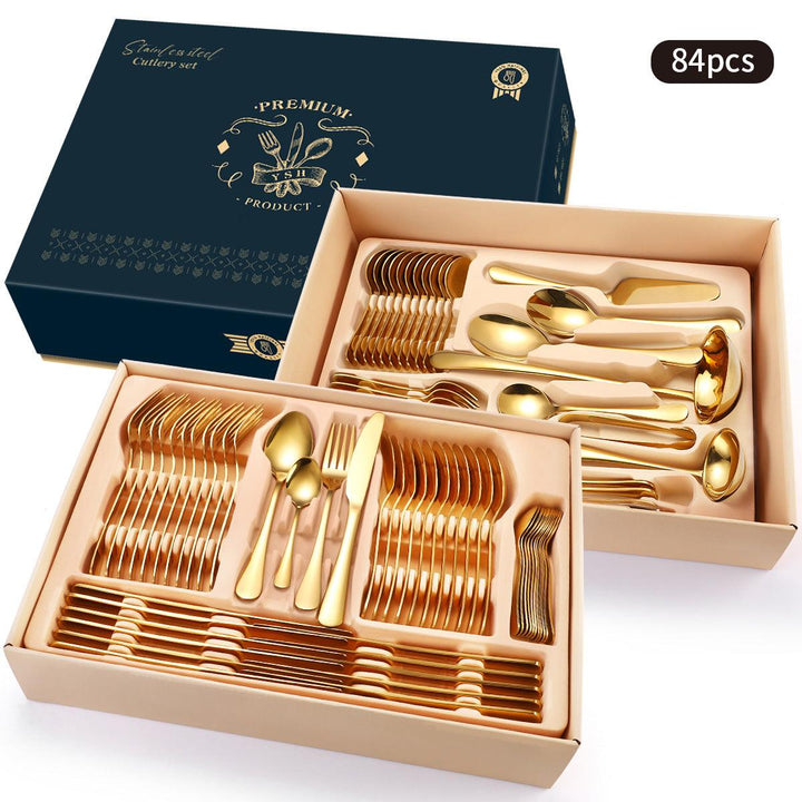 Stainless Steel Tableware Gift Box Set - Mamofa Global Store