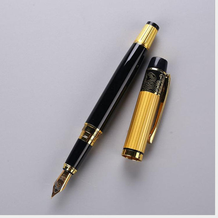 Patterned Orb Pen Metal Fountain Pen - Mamofa Global Store