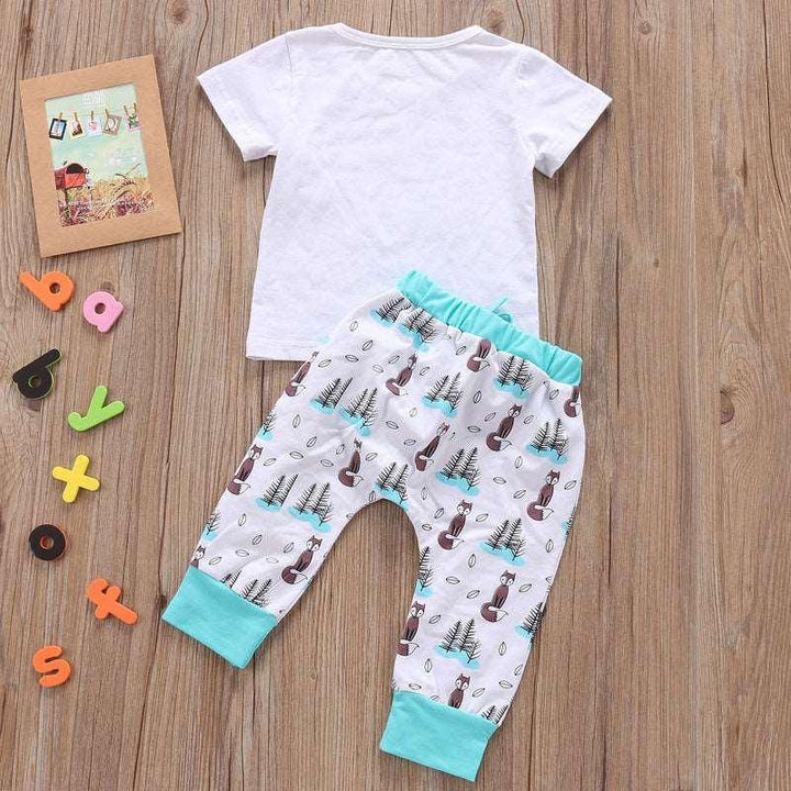 Newborn Baby Clothes Set T-shirt Tops+Pants Little Boys and Girls Outfits - Mamofa Global Store