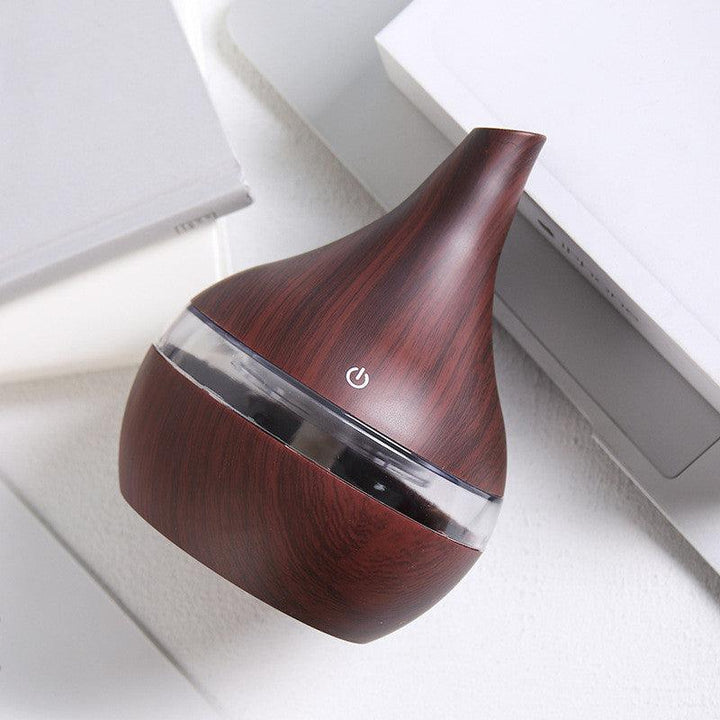 Wood grain tip humidifier air purifier - Mamofa Global Store