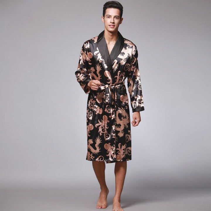 men silk robe - Mamofa Global Store