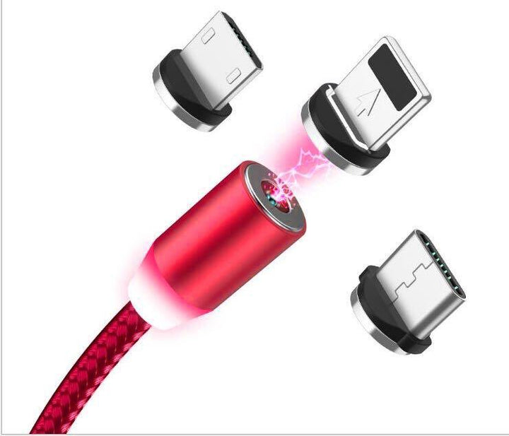 Compatible with Apple , YBD 1m magnetic LED charging cable - Mamofa Global Store