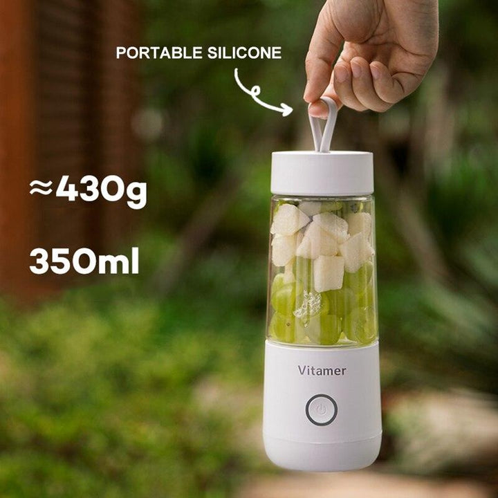 350ml Portable Blender Juicer Electric USB Rechargeable Mixer Smoothie Slushy Cup Fresh Juice Blender Bottle USB Charging Kitchen Gadgets - Mamofa Global Store