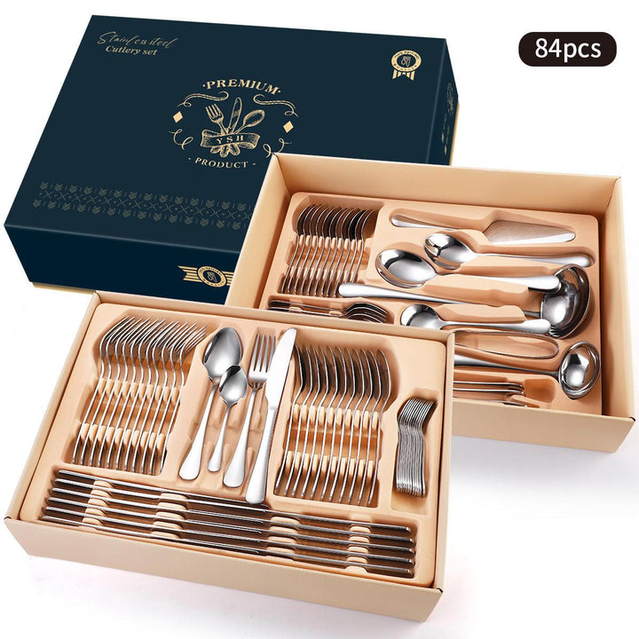 Stainless Steel Tableware Gift Box Set - Mamofa Global Store